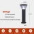 Import Hot Products IP65 Waterproof Lithium Iron Phosphate 3.2V 6000MAH Landscape Pillar Post Solar Garden Light from China