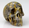 hot sale 3 inch Coral fossil stone skull, semi-precious stone skull craft for sale