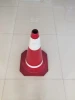 Hot sale 70cm grey rubber traffic cone road safety traffic cone good quality