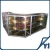 Import Hot sale factory price fashionable mall kiosk aluminum store jewelry glass display cabinet glass showcase from China