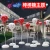 Import Hot sale Fiberglass Macaroon seating sculptures resin donuts statue for candyland store bakery decoration from China