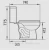 Import Hot sale luxury sanitary wares two piece cheap chinese wc bathroom toilet from China