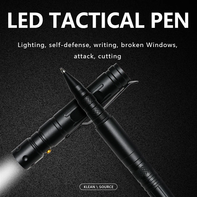 Hot sale self defense pocket tactical lumens mini LED pen flashlight with clip
