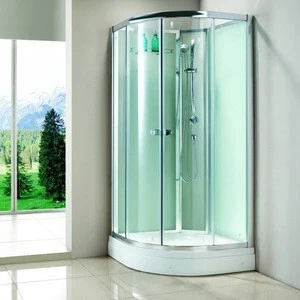 Hot Sale Shower Rooms Sri Lanka Frameless Tempered Glass Shower Cubicles