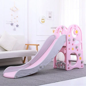 Hot Sale Star style baby carton slide with swing,Plastic slide with swimming pool,indoor and outdoor children slide