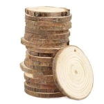 Hot sale wholesale Rustic DIY Natural Round Wood Pine Tree Slices For Wedding Centerpiece Craft