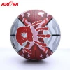 Hot sales colorful rubber  basketball  Size 5 custom printed logo ball