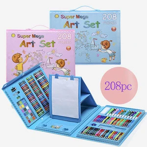 Hot sell 208 pcs drawing art supplies set for Teens and Children