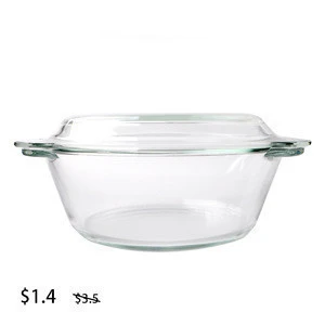 Hot Selling Borosilicate Glass Bakeware Sets With Lids Bowl