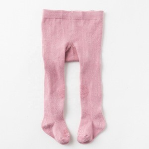 Hot Selling Cotton Baby Kids Anti-slip Socks Pantyhose  Long Tight Trousers