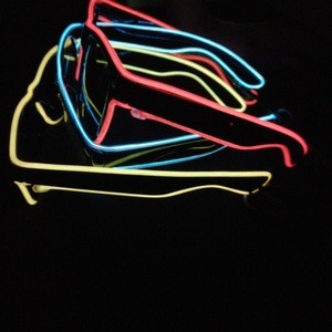 Hot Selling El Products Light Flashing Neon el wire party glasses For Dancing Party