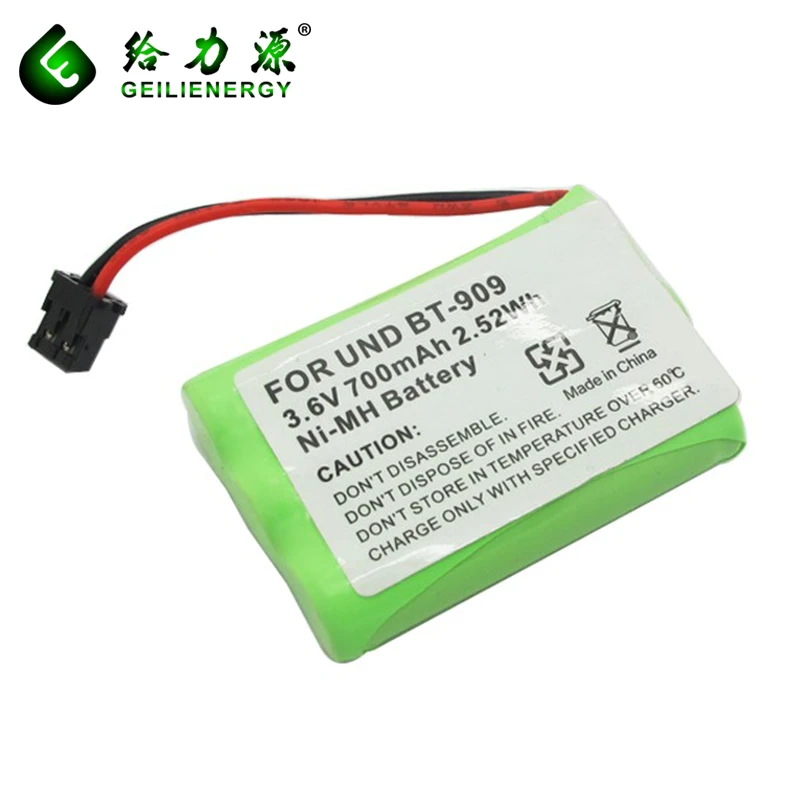 Hot Selling NI-MH AAA 3.6V 700mAh rechargeable Battery For Cordless Phone