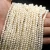 Import Hot White Cultured Natural Real Freshwater Pearl 3mm Strand String Round strand from China