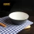 Import Hotel restaurant home custom black colorful color bone china crockery ceramic porcelain dinnerware set from China