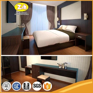 Hotel Room Furniture Bedroom Furniture Set Manufacturer With Tv Cabinet For Sale ZH-091