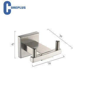 Hotel Stainless Steel Bathroom Fittings and Accessories Cloth Robe Hook
