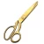 Import household good quality professional industrial mini sewing dressmaking shears vintage golden fabric cutter tailor scissors from China