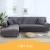Import Household home three-seater cheap fabric elastic stretch all-inclusive l shape sofa cover set couch sofa covers from China