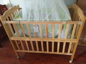Household products hot selling in amazon solid wood baby crib HN1018