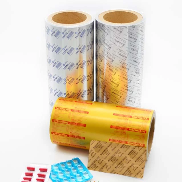 HSL coated aluminium foil pharmaceutical blister packaging