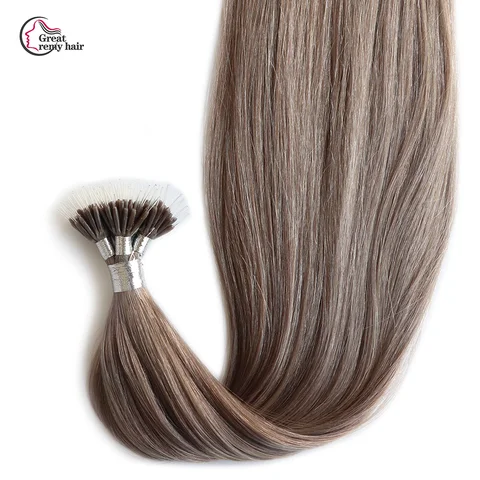 human hair extension nano rings curly human hair extensions