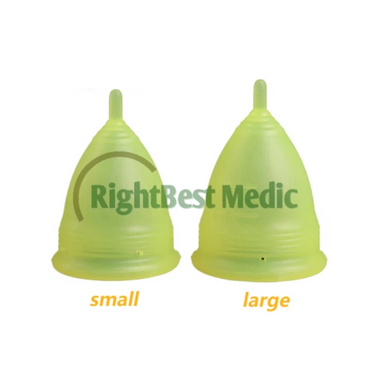 Hygiene Feminine Menstruation Lady Medical Silicone Collapsible Reusable Clean Menstrual Cup