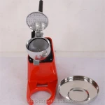 Ice Cones Accessory (Red) 110V Commercial Snow Cone Maker BL-A05 Electric Machine Ice Snow Shaver Crusher Shaved