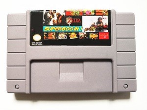 In Stock Red Shell 16 bit 800 in 1 Multi Card SNES Video Game Console Game Cards Other Game Accessories