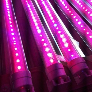 indoor agricultura hydroponic double ended bar strip full spectrum t5 t8 led grow light fixture plant lamp for vertical farming