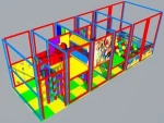 Indoor Softplay Ball Pool Playground 600x200x240 m softplay ball pool
