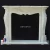 Import Insert White Marble Fireplace With Statue from China
