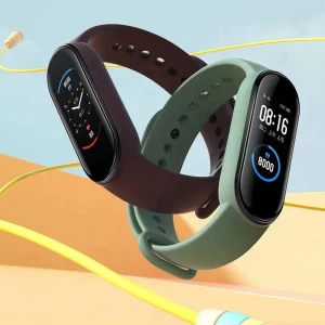 Intelligent Wristband Fitness Pedometer  Music AI Bracelet Xiaomi Band 5 Mi Smart band 6
