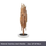 Interior Home Decor Gold Metal Handmade Gift Living Room Decor Accessories