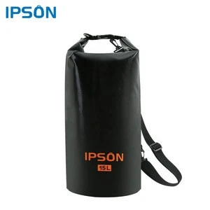 IPSON 15L Roll Top Dry Bags Waterproof bag Cylinder dry bag for Outdoor Sport