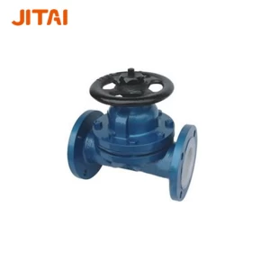 Iron Steel Rubber or PTFE Lined Diaphragm Valve for Acid Water