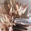 ISEVIAN Wedding Arch Dried Pampas Flower Wedding Decor Flower Centerpiece Feather Grass Dried Flowers