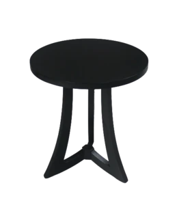 Italian Custom Made Round with Wooden Frame  Table for Dining and Restaurant