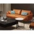 Import Italian minimalist leather sofa combination  living room postmodern simple creative modern l shaped corner sofa from China