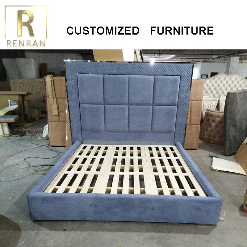Italian modern design latest bedroom furniture good quality  luxury bed designs customized home furniture