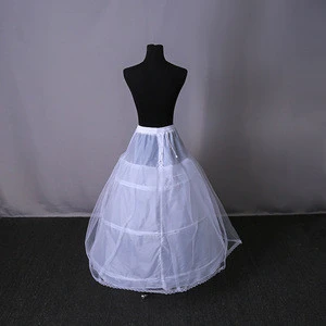 Ivory High Quality New Arrival Mesh Underskirts Three Layers Child Cheap Crinoline Long Ruffle Petticoats For Wedding