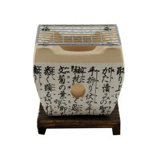 japanese ceramic bbq brazier shichirin hibachi camping charcoal barbecue