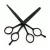 Import Jet Black Hair Style Barber Scissor Pair from Pakistan