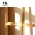 Import JHK-G35 Timber And Wrought Iron Front Doors Japanese Accordion Doors Glass Door from China