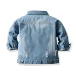 Kids Denim Jacket Girls Jeans Coat Children Clothes Outwear Long Sleeve Baby Denim Jackets