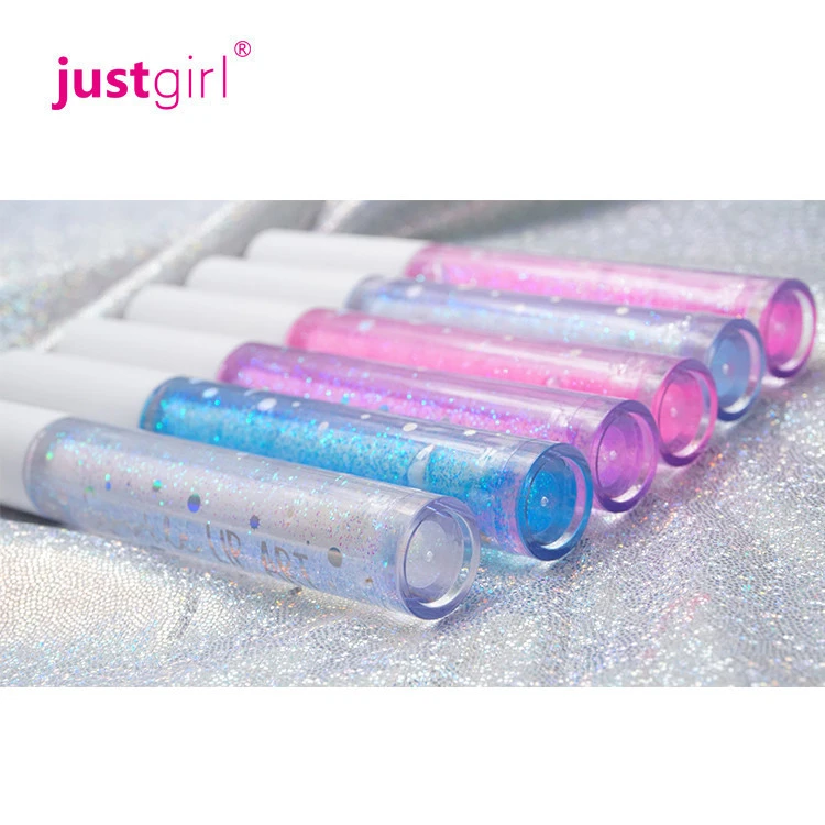 Kids glitter lip gloss private label lip wand for tween girls