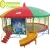 Import Kids Outdoor Round Trampoline With Roof And Iron Stair, Trampoline With Enclosure from China