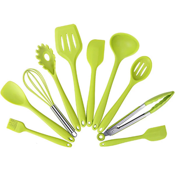 Kitchen Product New Arrival Baking Cooking Gadgets Silicone Cooking Tool Set 10 Pieces