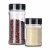Import Kitchen Tool Plastic Spice Jar with Black Cap for Storing Spice from China