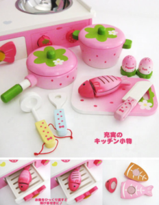 kitchen toy set for girls Preschool Pretend Role Play Suitcase Toys Baby Children Kids Toy Kitchen Sets For Girls