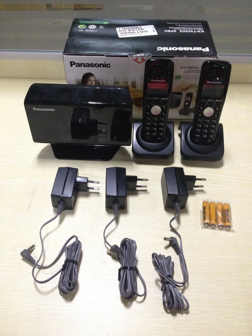 KX-TW502 GSM DECT Wireless phone with 2 handsets
